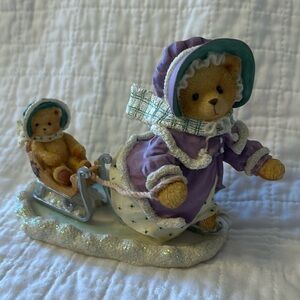 Vintage 1997 Cherished Teddies collectible bear figurine - “Gretchen” # 203351
